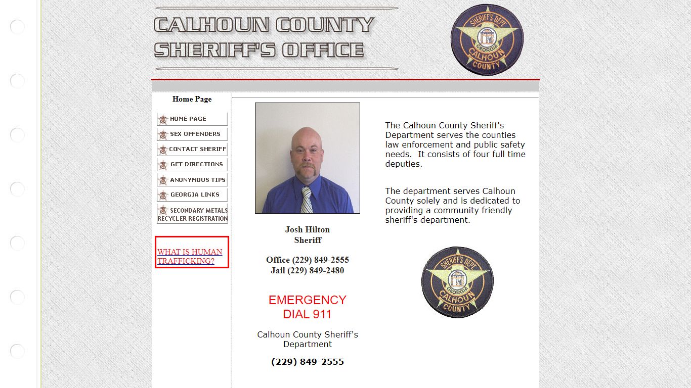 Welcome to www.calhouncountygasheriff.com